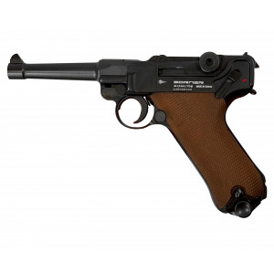 Пневматический пистолет Borner P08 Blowback кал. 4,5 мм (Parabellum) Пневматический пистолет Borner P08 Blowback кал. 4,5 мм (Parabellum)