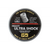 Пули JSB Ultra Shock Heavy Diabolo 5,5 мм, 1,645 грамма, 150 штук Пули JSB Ultra Shock Heavy Diabolo 5,5 мм, 1,645 грамма, 150 штук