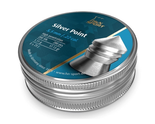 Пули H&N Silver Point 5,5 мм, 1,11 грамм, 200 штук