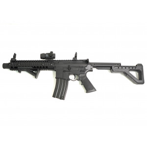 Пневматическая винтовка Crosman DPMS SBR Full Auto (M16, 3 Дж, коллиматор)