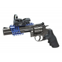 Пневматический револьвер ASG Dan Wesson 715-6 Steel Grey (пулевой) Пневматический револьвер ASG Dan Wesson 715-6 Steel Grey (пулевой)